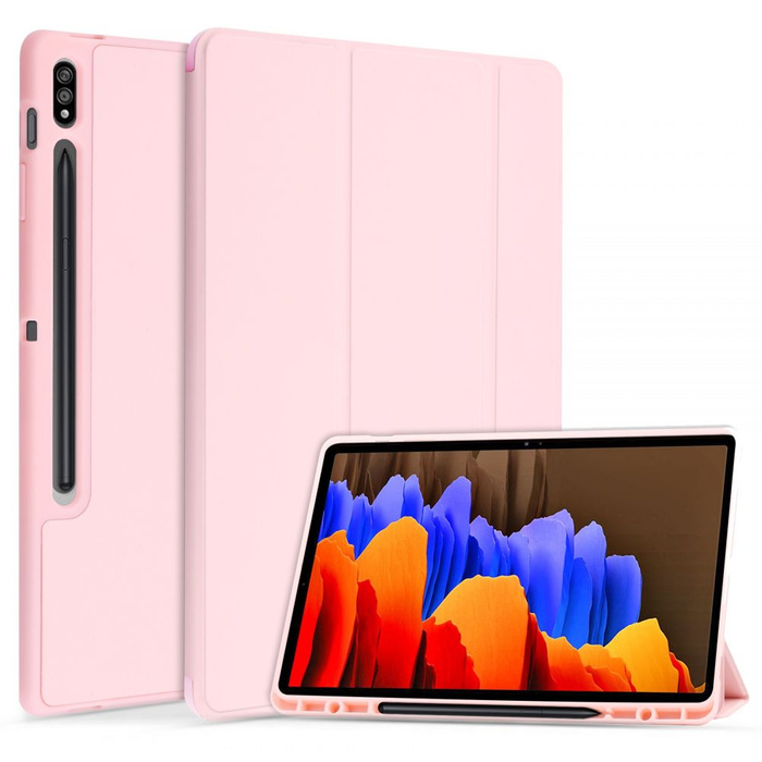 Coque TECH-PROTECT Galaxy Tab S7 Fe 5G 12.4 T730 / T736B SC Pen Pink Case