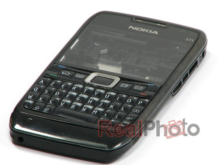 Originální kompletní černé pouzdro pro NOKIA E71