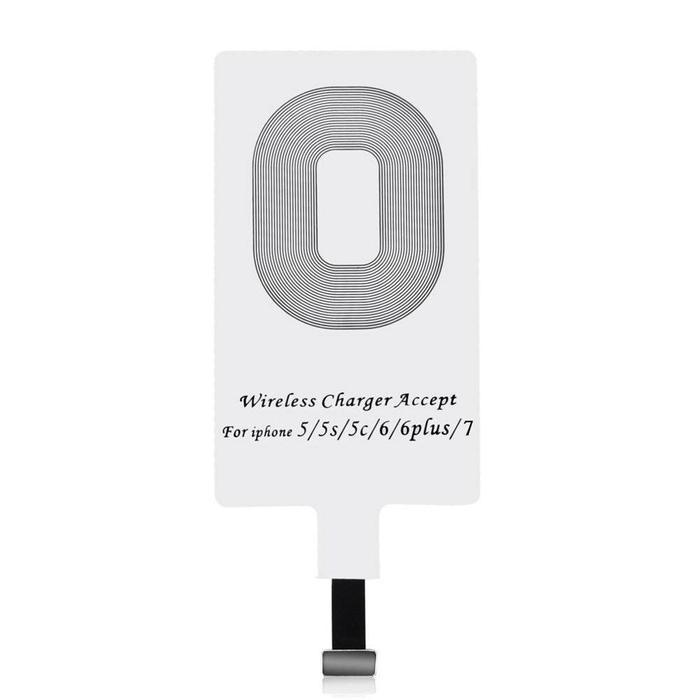 Choetech wireless Qi charging adapter Lightning inductive insert white (WP-IP)