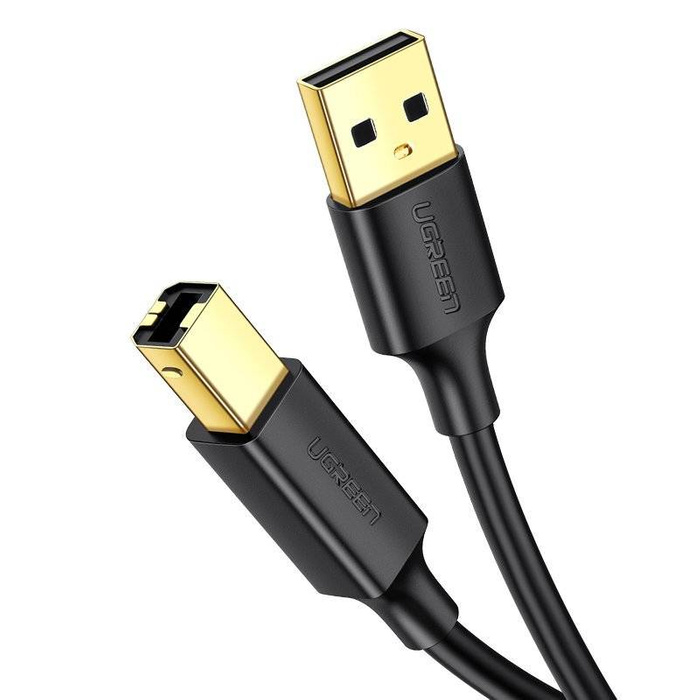 Ugreen kabel tiskárny USB typu B (samec) – USB 2.0 (samec) 480 Mb/s 1,5 m černý (US135 10350)