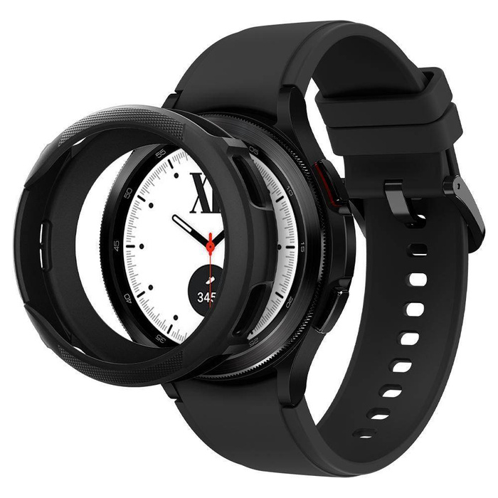 Coque SPIGEN Samsung Galaxy Watch 4 Classic 42mm Liquid Air Etui noir mat