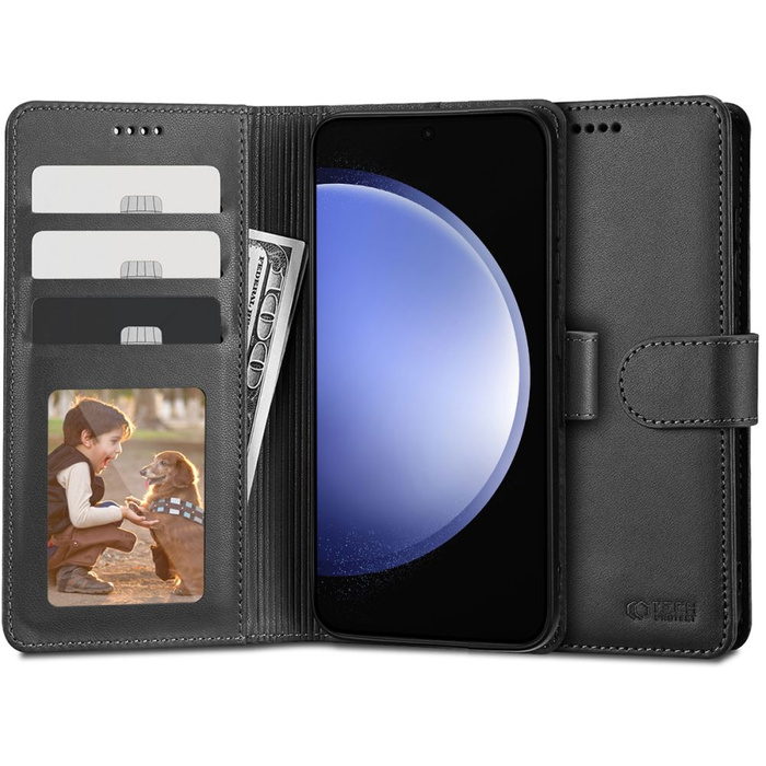 Technická ochrana Wallet Samsung Galaxy S23 Fe Black