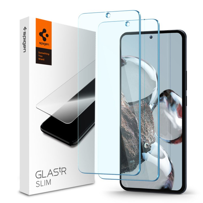 Tempered Glass Spigen Glas.tr Slim 2-pack Xiaomi 12t / 12t Pro Clear