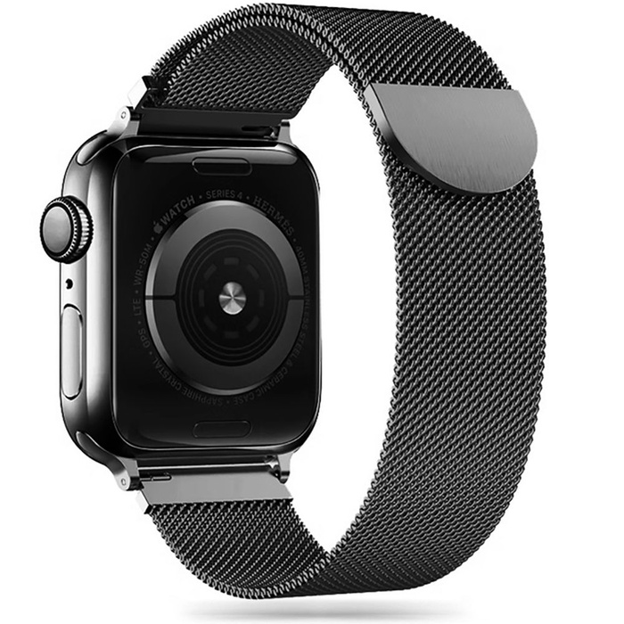 óraszíj TECH-PROTECT Milaneseband Apple Watch 1/2/3/4 (42/44 Mm) Fekete Fekete Fekete