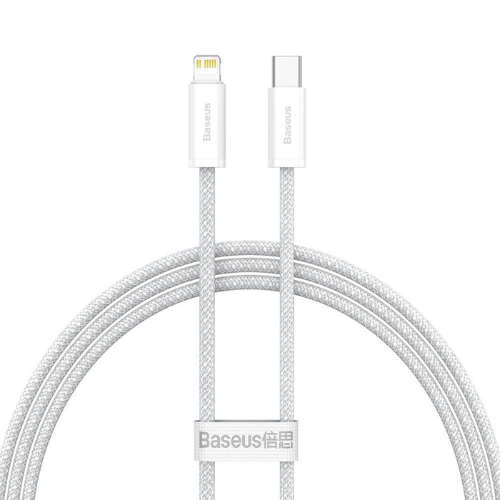 Baseus Dynamic USB Type C kabel - Lightning Power Delivery 20W 1m bílý (CALD000002)