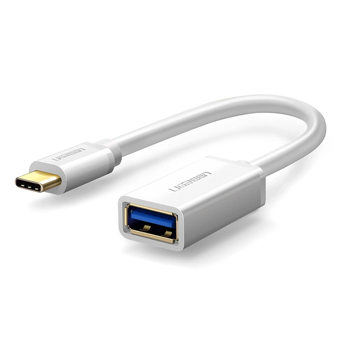 Adattatore OTG USB-C 3.0 UGREEN bianco