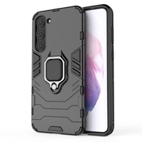 Funda Ring Armor para Samsung Galaxy S23+ funda blindada soporte magnético anillo negro