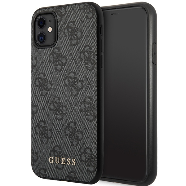 Telefontok GUESS Apple iPhone 11 4G Collection Szürke keménytokos kollekció