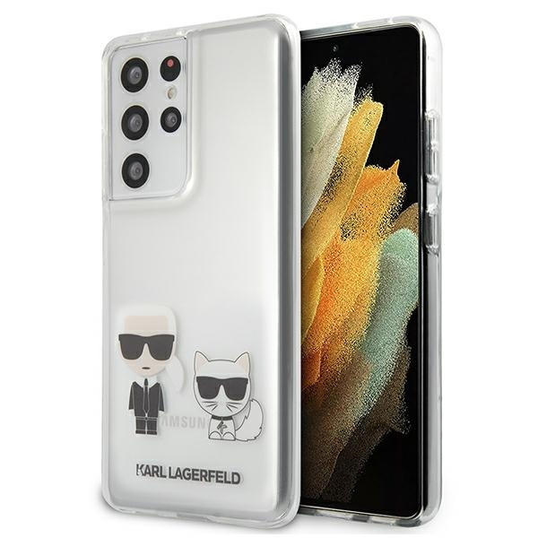 Coque KARL LAGERFELD Samsung Galaxy S21 Ultra Karl & Choupette Clear Hardcase