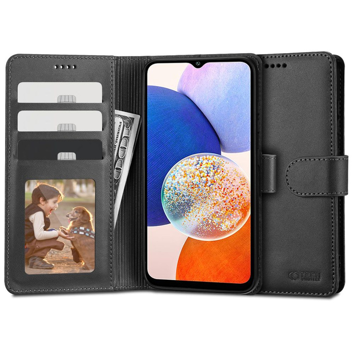 Obal Tech-protect Peněženka Galaxy A14 5G černá Case