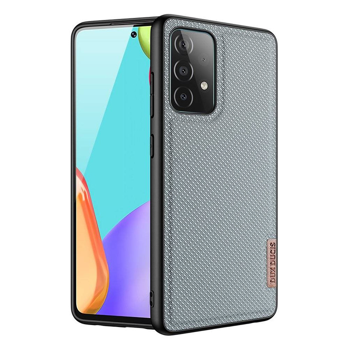 Dux Ducis Fino case covered with nylon material for Samsung Galaxy A72 4G gray