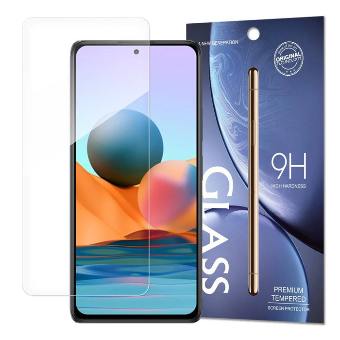 Tempered Glass 9H Screen Protector for Xiaomi Redmi Note 10 Pro (packaging – envelope)