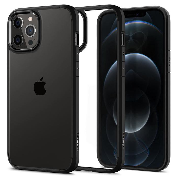 Case Spigen Ultra Hybrid iPhone 12 12 Pro MATTE Black Case