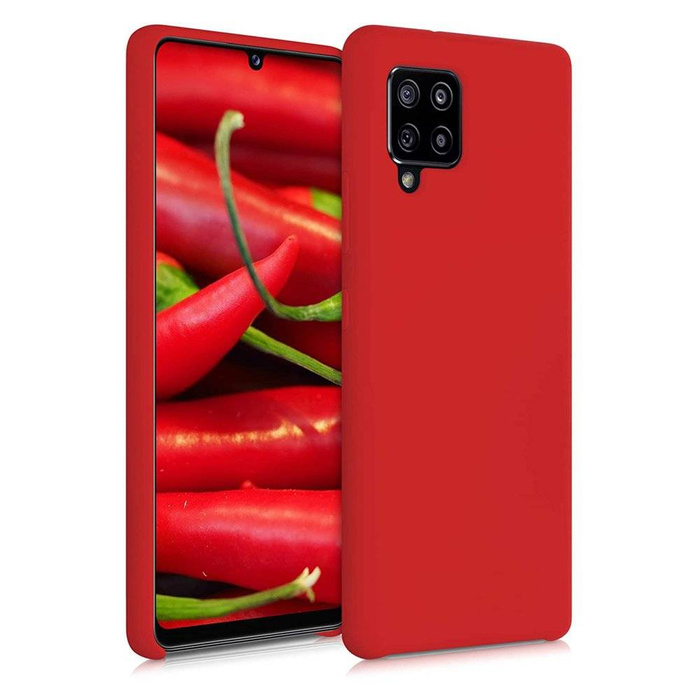 Silicone Case flexible silikonouveau coque couverture Samsung Galaxy A42 5G rouge