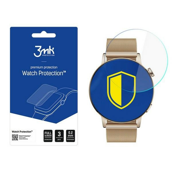 Screen Protector Protective 3MK Huawei Watch GT 3 42mm ARC Fullscreen