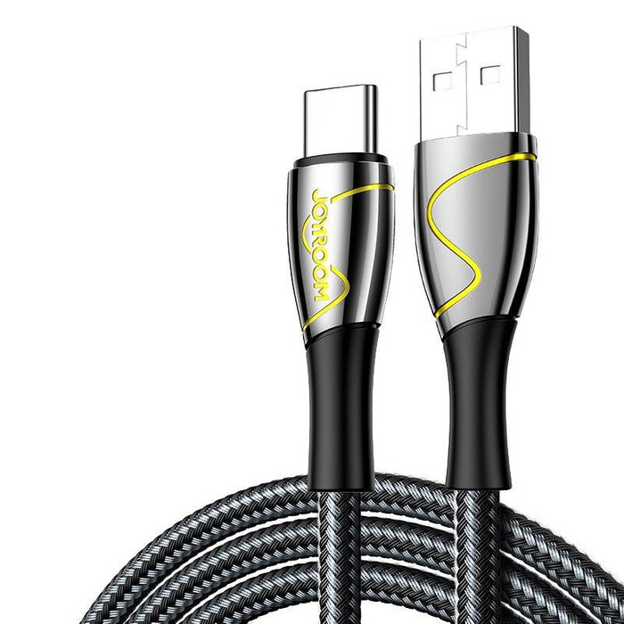 Joyroom Mermaid series kabel USB - USB Type C 3A 2m černý (S-2030K6)