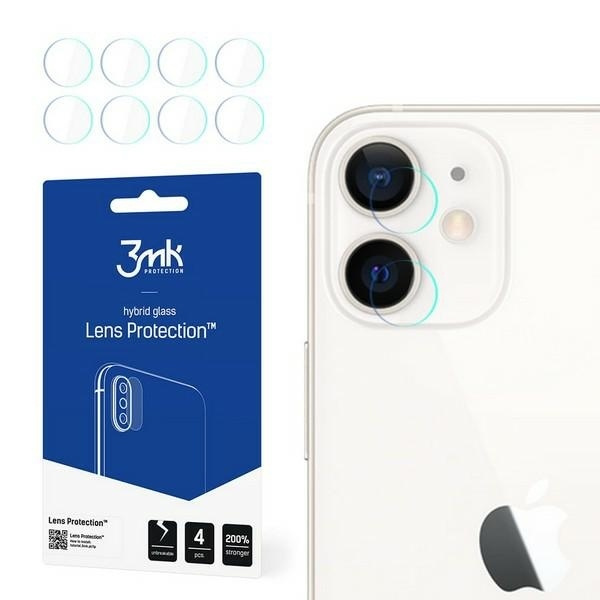 3MK Hybrid Glass Apple iPhone 12 Lens Protect Protection For Camera Lens 4pcs