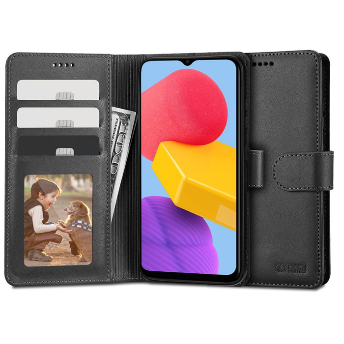 Case TECH-PROTECT WALLET GALAXY M13 BLACK Case