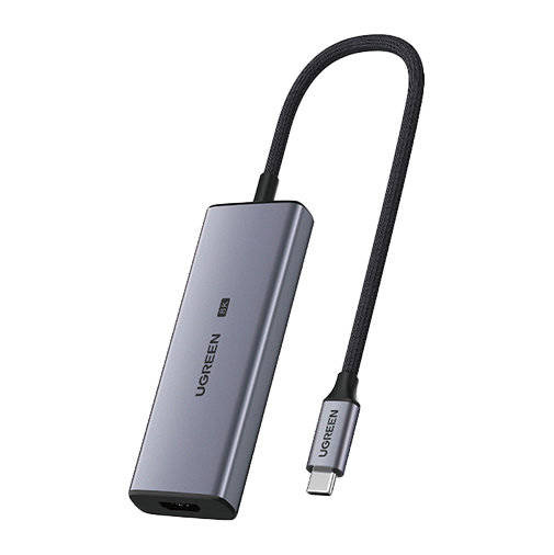 Ugreen 4v1 multifunkční HUB USB Typ C - 3x USB 3.2 Gen 1 / HDMI 2.1 8K 30Hz šedá (50629 CM500)