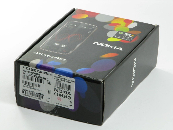 Box NOKIA 5800 Xpressmusic Ovladače Kabely Manuál