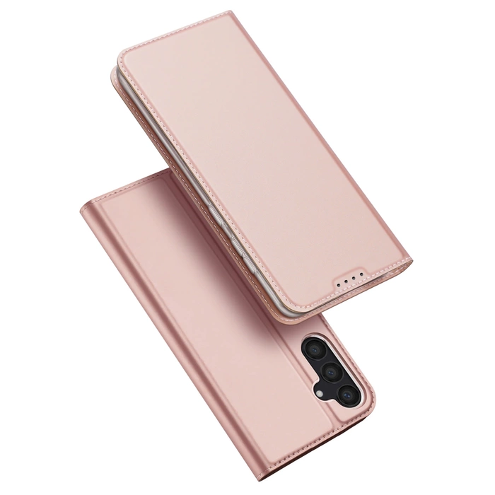 Custodia Dux Ducis Skin Pro con patta per Samsung S24 - rosa