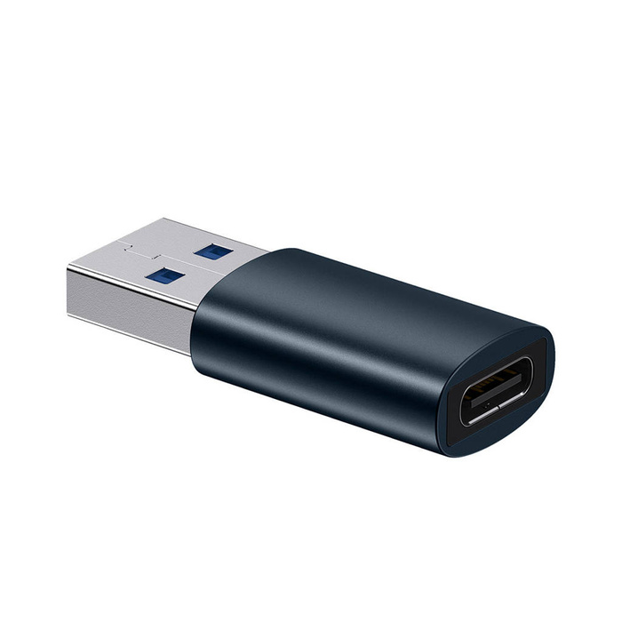 Baseus Series Mini USB 3.1 OTG na USB typu C modrý (ZJJQ000103)