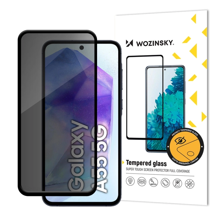 Wozinsky Privacy Glass gehärtetes Glas für Samsung Galaxy A26 mit Anti-Spion-Blickschutzfilter