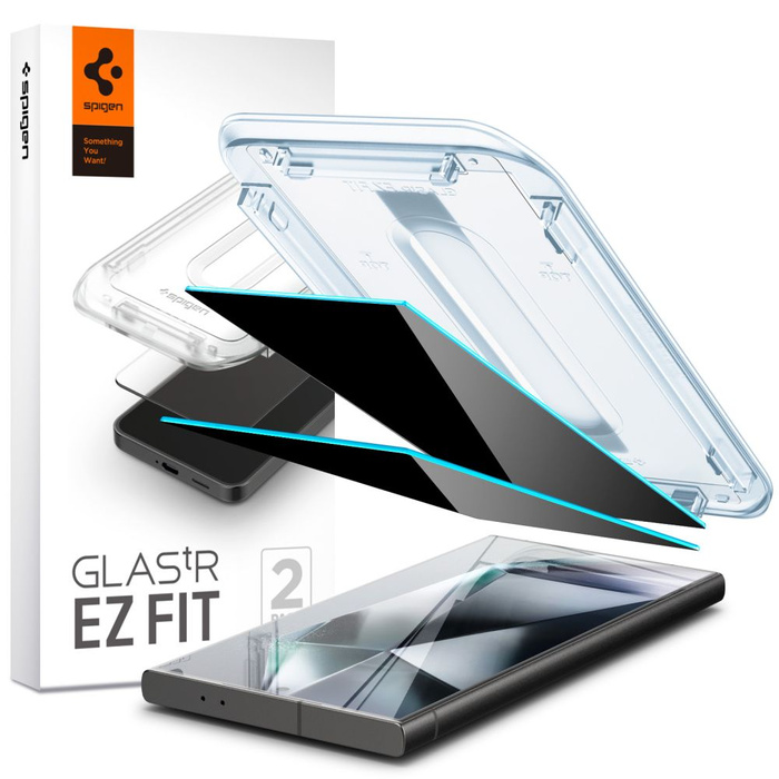 Tempered Glass Spigen GLAS.TR "EZ FIT" 2-PACK GALAXY S24 ULTRA PRIVACY