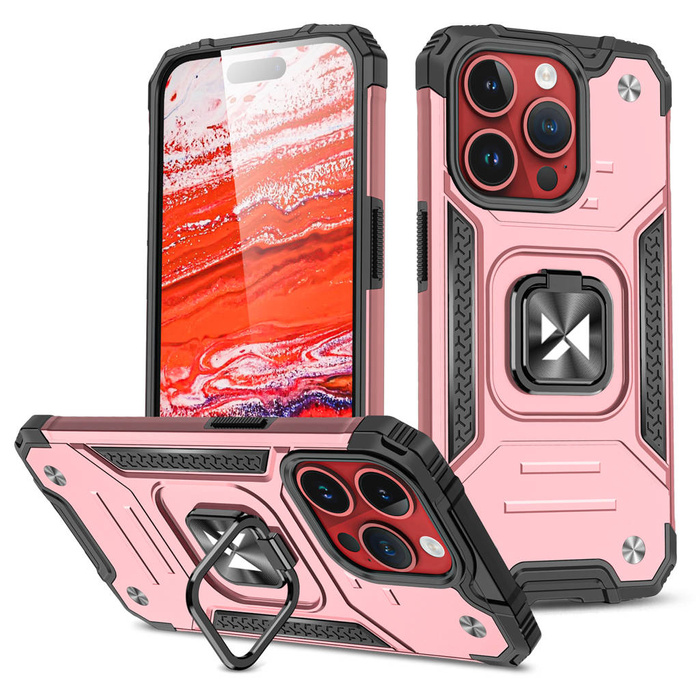 Coque iPhone 15 Pro Max Wozinsky Ring Armor – Or