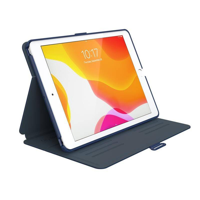 SPECK Funda Apple iPad 10.2 9 2021 8 2020 7 2019 Balance Folio con revestimiento MICROBAN Case azul marino