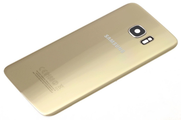 SAMSUNG Galaxy S7 Edge Puerta de la batería genuina grado B ORO