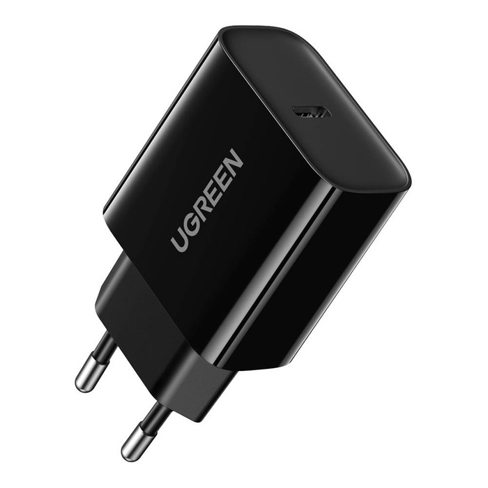 Ugreen Chargeur mural USB Type C 20W Power Delivery noir (10191)