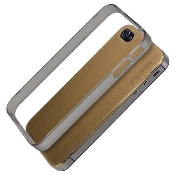 Coque iPhone 4 4S INCIPIO Le Deux Metal Gold Cover