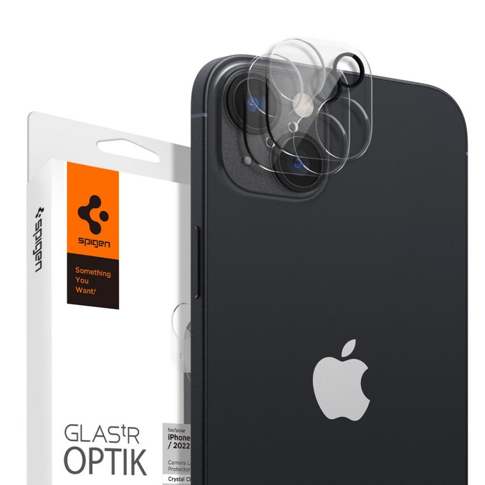 PROTECTION POUR APPAREIL PHOTO Spigen OPTIK.TR PROTECTION POUR APPAREIL PHOTO 2-PACK IPhone 14 / 14 PLUS CRYSTAL CLEAR