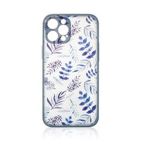 Design Case Cover pro Samsung Galaxy A12 5G Flower Cover Dark Blue