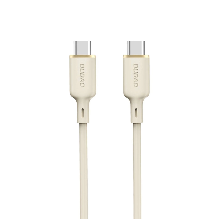 Dudao L7SCC USB-C - USB-C kabel 100W 1m - béžový