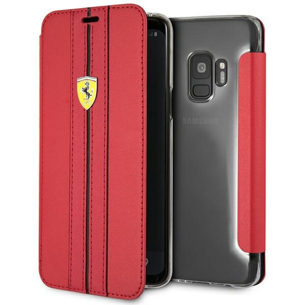 Coque FERRARI Étui rouge urbain pour Samsung Galaxy S9