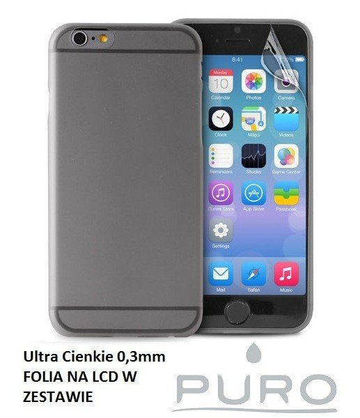 Pouzdro FUTURE Silikonová fólie PURO iPhone 6 Plus 5,5"