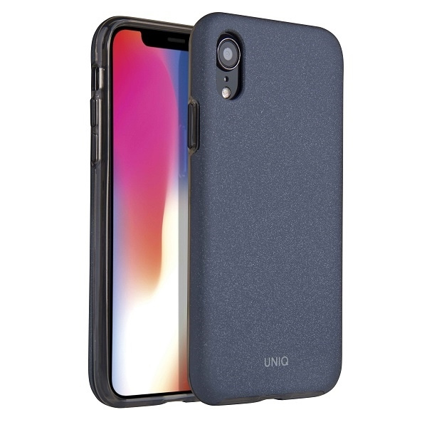 Uniq obal Lithos iPhone Xr modrý / azurově modrý