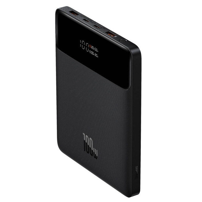 Baseus Blade 100W 20000mAh ultra-thin power bank black PD QC SCP FCP (PPDGL-01)