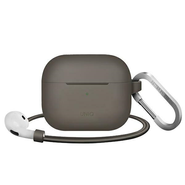 Uniq pouzdro Vencer AirPods 3. gen. Silikonová béžová / tmavě písková