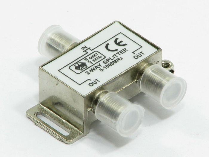 Répartiteur d'antenne 2-WAY 5-1000MHZ Splitter