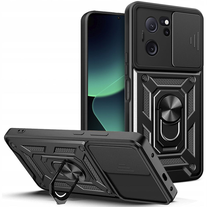 Hülle Tech-protect Camshield Pro Xiaomi 13T / 13T Pro Schwarz Case