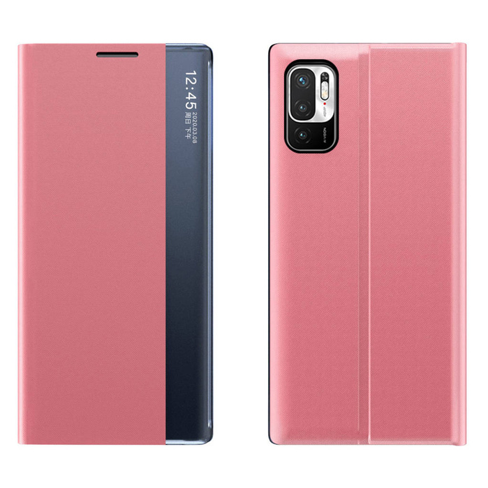 Nový kryt Sleep Case pouzdro s flipovým krytem s funkcí stojánku Xiaomi Redmi Note 11S / Note 11 růžový