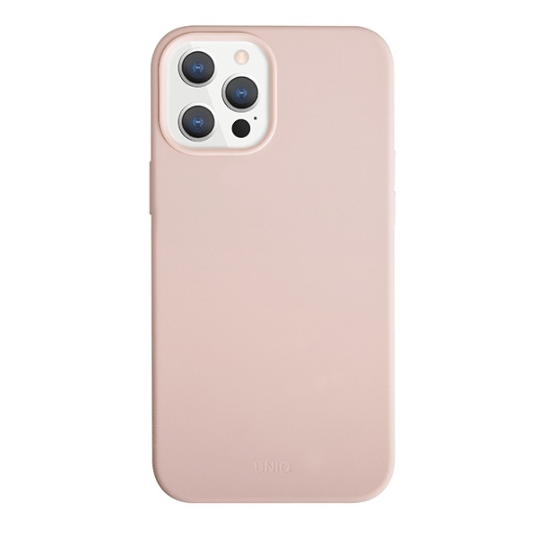 UNIQ case Lino Hue iPhone 12 Pro Max 6.7" pink/blush pink Antimicrobial