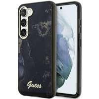Hülle Guess Guhcs23shtmrsk S23 S911 Schwarz/Schwarz Hartcase Golden Marble Kollektion Case