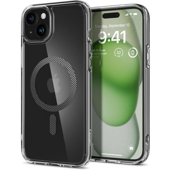 Obal Spigen Ultra Hybrid Mag MagSafe iPhone 15 uhlíkových vláken Case