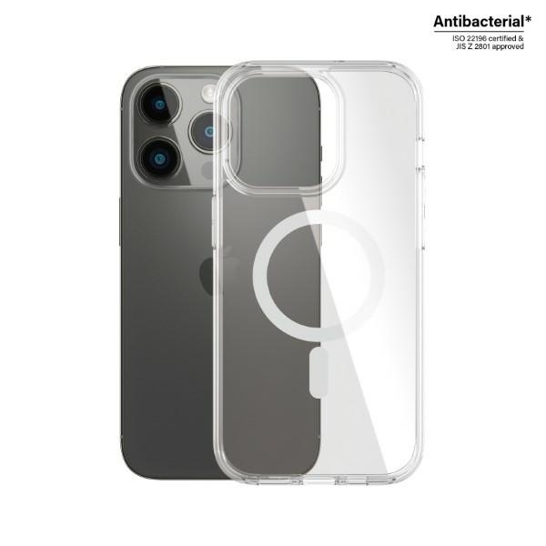 PanzerGlass HardCase iPhone 14 Pro 6.1" Mag Safe Antibacterial Military grade transparent 0410