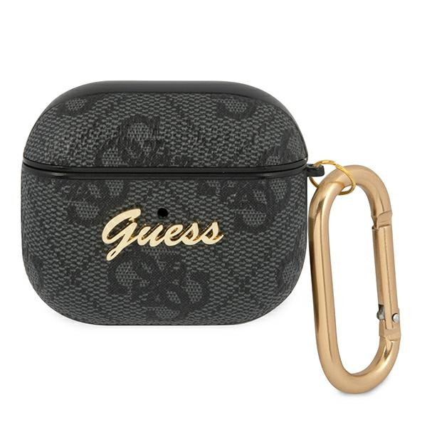 Guess GUA34GSMK AirPods 3 Abdeckung grau / grau 4G Script Metal Collection