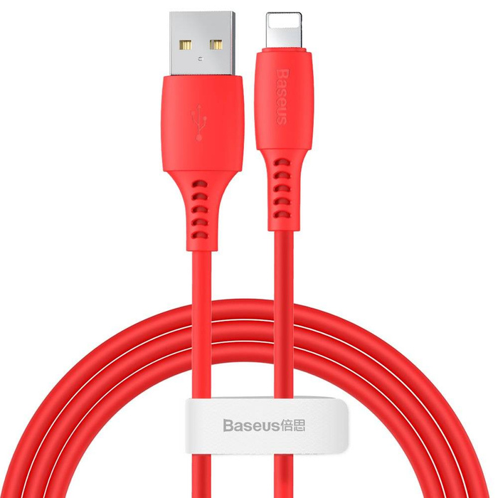 Baseus Colorful cable USB / Lightning 2.4A 1.2m red (CALDC-09)